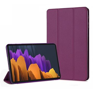 Microsonic Samsung Galaxy Tab S7 Plus T970 Slim Translucent Back Smart Cover Mor Kılıf