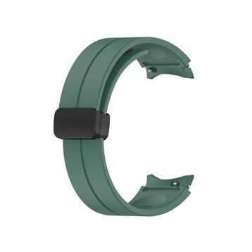 Microsonic Samsung Galaxy Watch 4 40 mm için Ribbon Line Yeşil Kordon