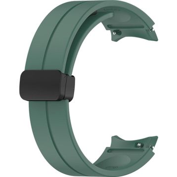 Microsonic Samsung Galaxy Watch 4 40 mm için Ribbon Line Yeşil Kordon
