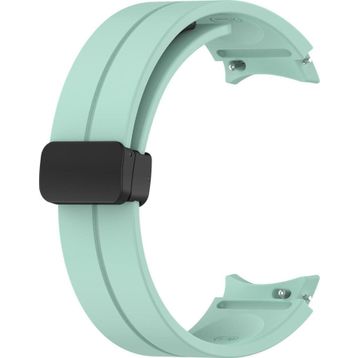 Microsonic Samsung Galaxy Watch 4 40 mm Ribbon Line Açık Yeşil Kordon