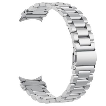 Microsonic Samsung Galaxy Watch 6 44 mm Solid Steel Gümüş Kordon