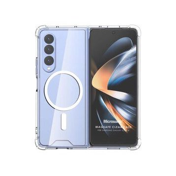 Microsonic Samsung Galaxy Z Fold 4 Magsafe Clear Soft Şeffaf Cep Telefonu Kılıfı