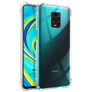 Microsonic Shock Absorbing Xiaomi Redmi Note 9S Şeffaf Cep Telefonu Kılıfı