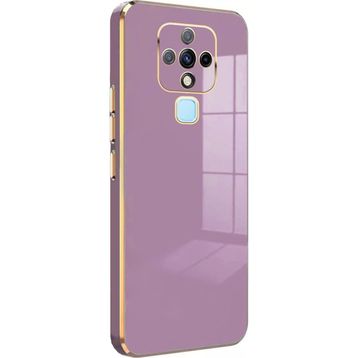 Microsonic Tecno Camon 16 Olive Plated Lila Kılıf