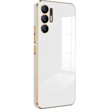 Microsonic Tecno Pova 3 Olive Plated Beyaz Kılıf