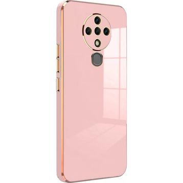 Microsonic Tecno Spark 6 Olive Plated Pembe Kılıf