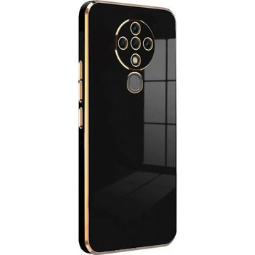 Microsonic Tecno Spark 6 Olive Plated Siyah Kılıf