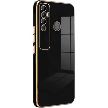 Microsonic Tecno Spark 7 Pro Olive Plated Siyah Kılıf