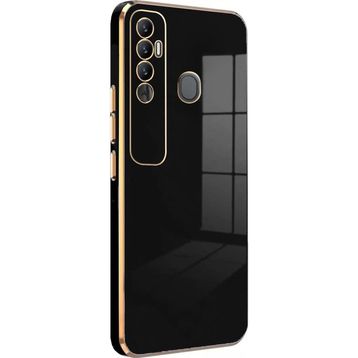 Microsonic Tecno Spark 7 Pro Olive Plated Siyah Kılıf
