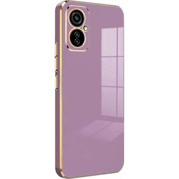 Microsonic Tecno Spark 9 Pro Olive Plated Lila Kılıf