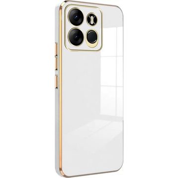 Microsonic Tecno Spark Go 2023 Olive Plated Beyaz Kılıf
