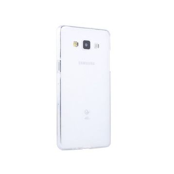 Microsonic Transparent Soft Samsung Galaxy A7 Beyaz Kılıf