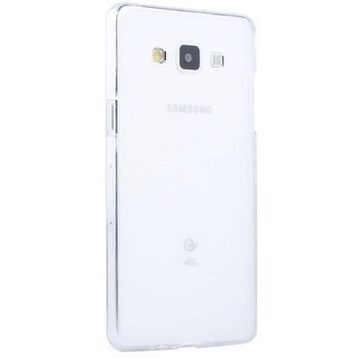 Microsonic Transparent Soft Samsung Galaxy A7 Beyaz Kılıf
