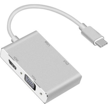 Microsonic Type-C To HDTV Multifunction 5 Port Dönüştürücü