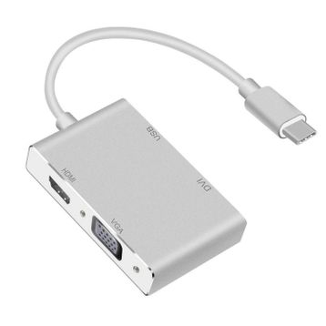 Microsonic Type-C To HDTV Multifunction 5 Port Dönüştürücü