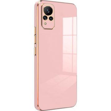 Microsonic Vivo V21 Olive Plated Pembe Kılıf