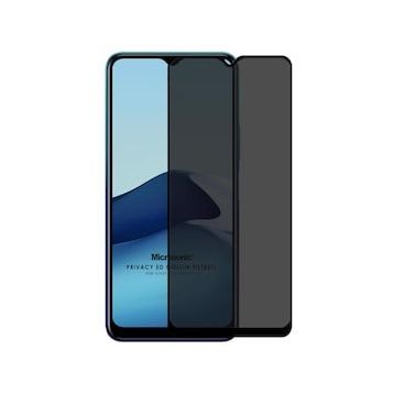 Microsonic Vivo Y11S Privacy 5D Gizlilik Filtreli Siyah Cam Ekran Koruyucu