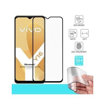 Microsonic Vivo Y16 Seramik Matte Flexible Siyah Ekran Koruyucu