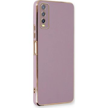 Microsonic Vivo Y20S Olive Plated Lila Kılıf