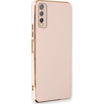 Microsonic Vivo Y20S Olive Plated Pembe Kılıf