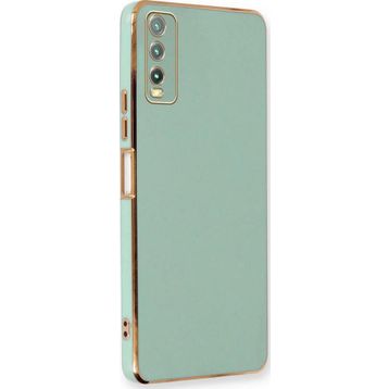 Microsonic Vivo Y20S Olive Plated Yeşil Kılıf
