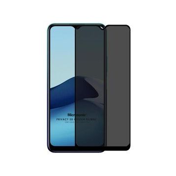 Microsonic Vivo Y20S Privacy 5D Gizlilik Filtreli Siyah Cam Ekran Koruyucu