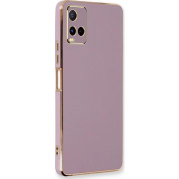 Microsonic Vivo Y32 Olive Plated Lila Kılıf