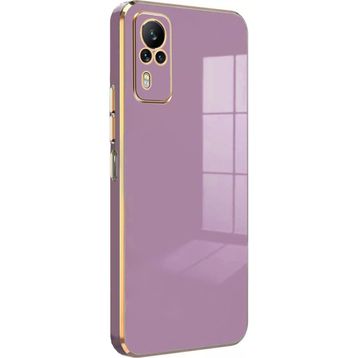 Microsonic Vivo Y51 Olive Plated Lila Kılıf