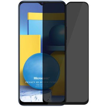 Microsonic Vivo Y51 Privacy 5D Gizlilik Filtreli Siyah Cam Ekran Koruyucu