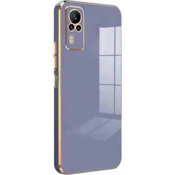 Microsonic Vivo Y51A Olive Plated Lavanta Grisi Kılıf