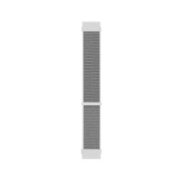 Microsonic Xiaomi Amazfit Pace 2 Stratos Hasırlı Woven Sport Loop Beyaz Kordon