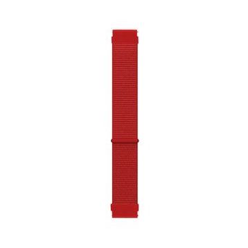 Microsonic Xiaomi Amazfit Pace 2 Stratos Hasırlı Woven Sport Loop Kırmızı Kordon