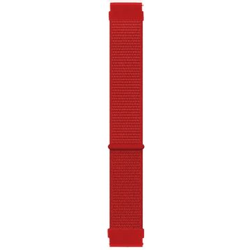 Microsonic Xiaomi Amazfit Pace 2 Stratos Hasırlı Woven Sport Loop Kırmızı Kordon