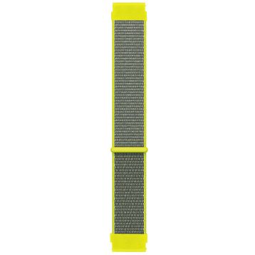 Microsonic Xiaomi Amazfit Pace 2 Stratos Hasırlı Woven Sport Loop Sarı Kordon