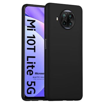 Microsonic Xiaomi Mi 10T Lite Matte Silicone Siyah Kılıf