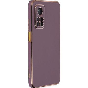 Microsonic Xiaomi Mi 10T Olive Plated Lila Kılıf