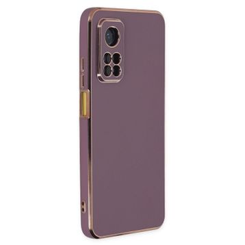 Microsonic Xiaomi Mi 10T Olive Plated Lila Kılıf