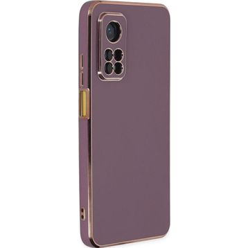Microsonic Xiaomi Mi 10T Olive Plated Lila Kılıf