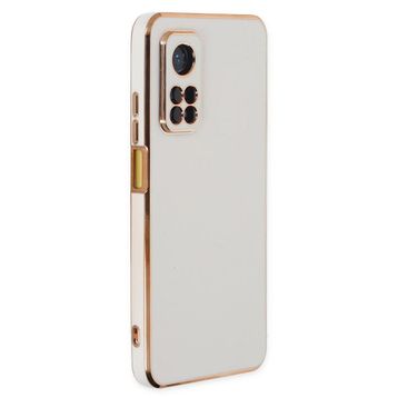 Microsonic Xiaomi Mi 10T Pro Olive Plated Beyaz Kılıf