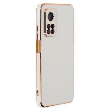 Microsonic Xiaomi Mi 10T Pro Olive Plated Beyaz Kılıf