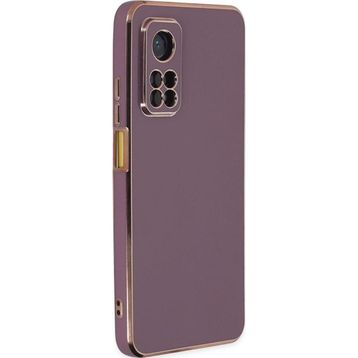 Microsonic Xiaomi Mi 10T Pro Olive Plated Lila Kılıf