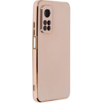 Microsonic Xiaomi Mi 10T Pro Olive Plated Pembe Kılıf