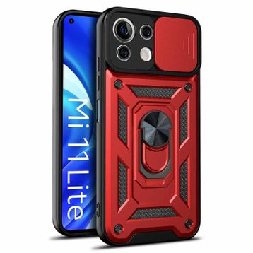 Microsonic Xiaomi Mi 11 Lite Impact Resistant Kırmızı Kılıf