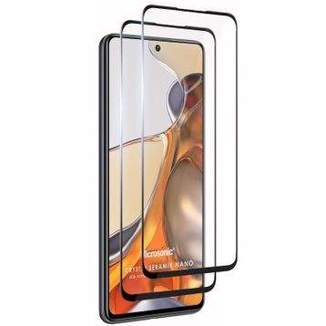 Microsonic Xiaomi Mi 11T Crystal Seramik Nano 2 Adet Siyah Ekran Koruyucu