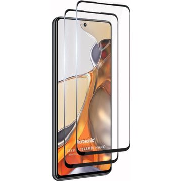Microsonic Xiaomi Mi 11T Crystal Seramik Nano 2 Adet Siyah Ekran Koruyucu