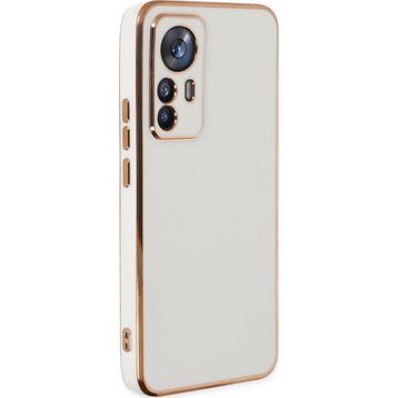 Microsonic Xiaomi Mi 12T Pro Olive Plated Beyaz Kılıf