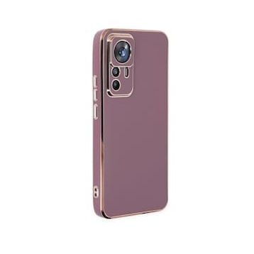 Microsonic Xiaomi Mi 12T Pro Olive Plated Lila Kılıf