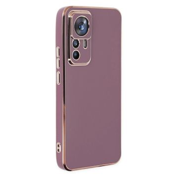 Microsonic Xiaomi Mi 12T Pro Olive Plated Lila Kılıf