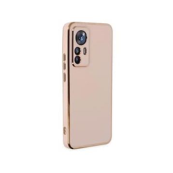 Microsonic Xiaomi Mi 12T Pro Olive Plated Pembe Kılıf