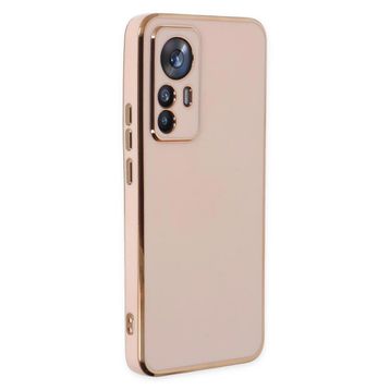 Microsonic Xiaomi Mi 12T Pro Olive Plated Pembe Kılıf